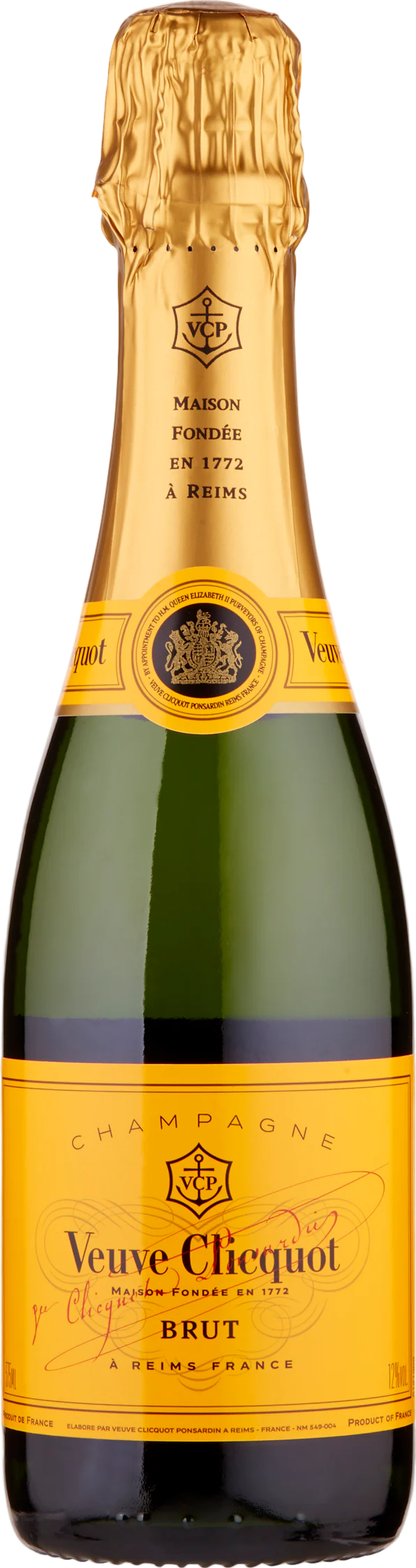 NV Yellow Label Brut, Veuve Clicquot (half-bottle)